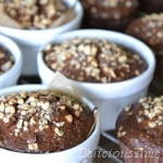 Kakaowe muffinki z orzechami