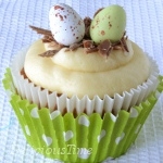 Migdałowe babeczki wielkanocne