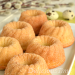 Mini babeczki obtaczane cukrem cynamonowym