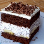 Ciasto czekoladowe z bananami